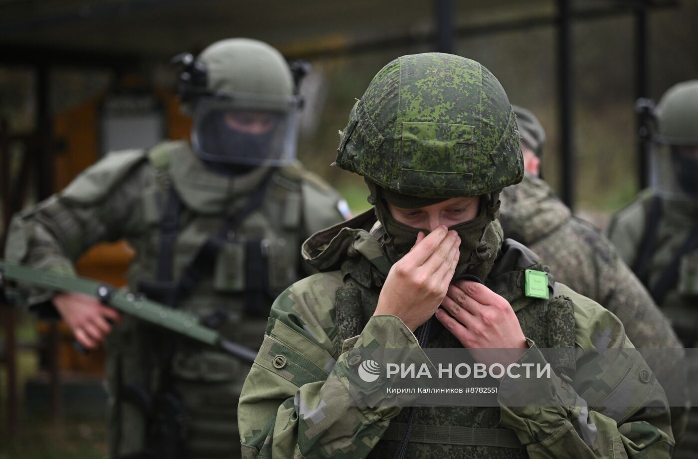 Занятия по боевой подготовке военнослужащих по контракту по специальностям Инженерных войск