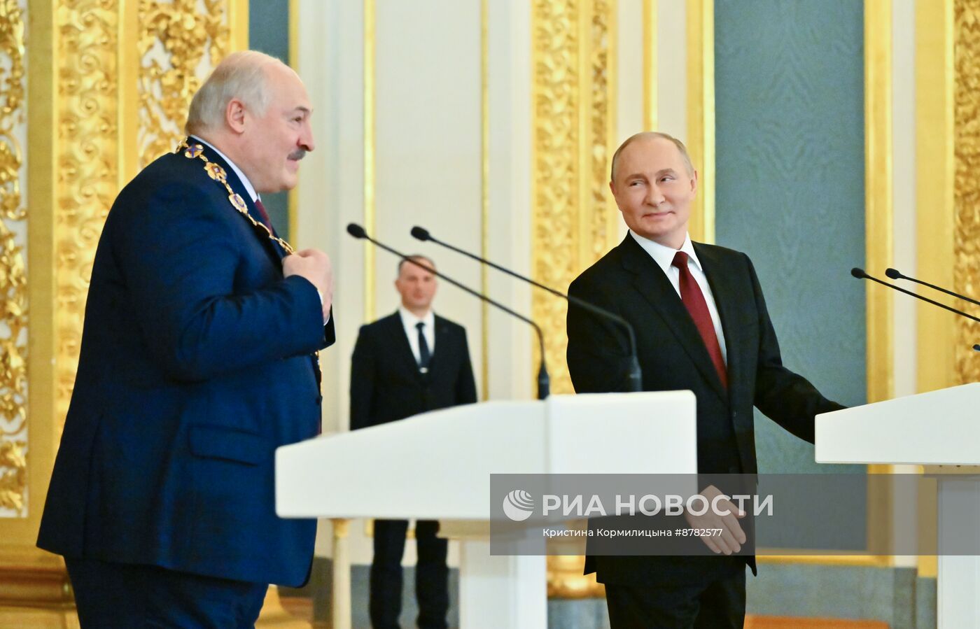 Президент Владимир Путин провел переговоры с президентом Белоруссии Александром Лукашенко