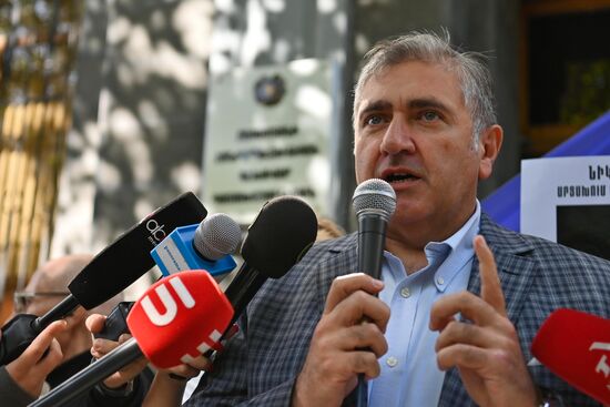 Акция протеста в Ереване