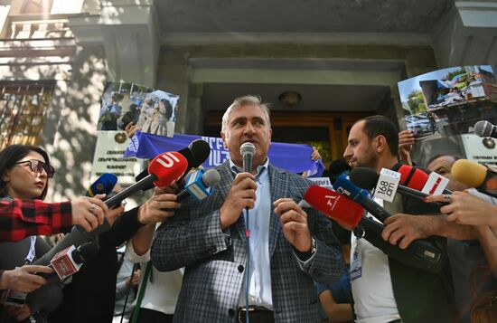 Акция протеста в Ереване