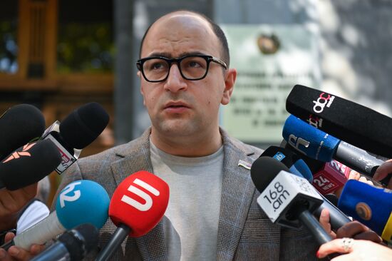 Акция протеста в Ереване