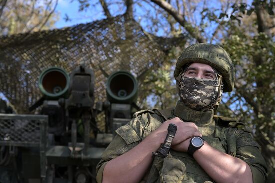 Боевое дежурство ЗРК "Бук-М2" ЦВО в ДНР