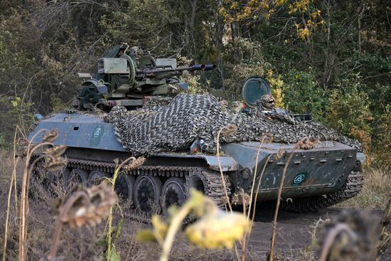 Боевое дежурство ЗРК "Бук-М2" ЦВО в ДНР