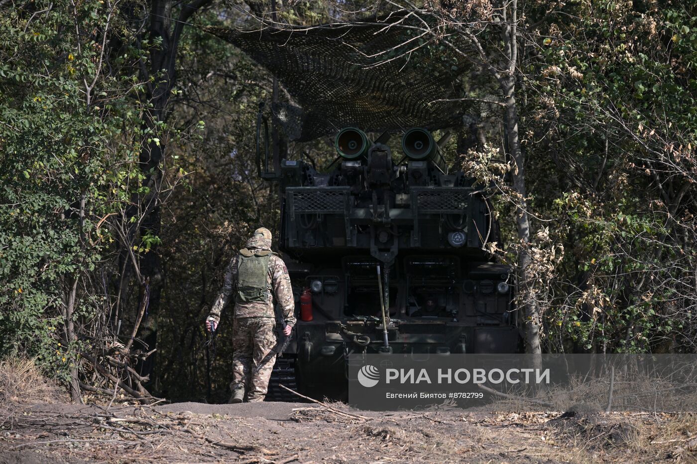 Боевое дежурство ЗРК "Бук-М2" ЦВО в ДНР