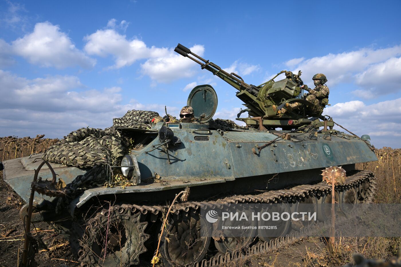 Боевое дежурство ЗРК "Бук-М2" ЦВО в ДНР