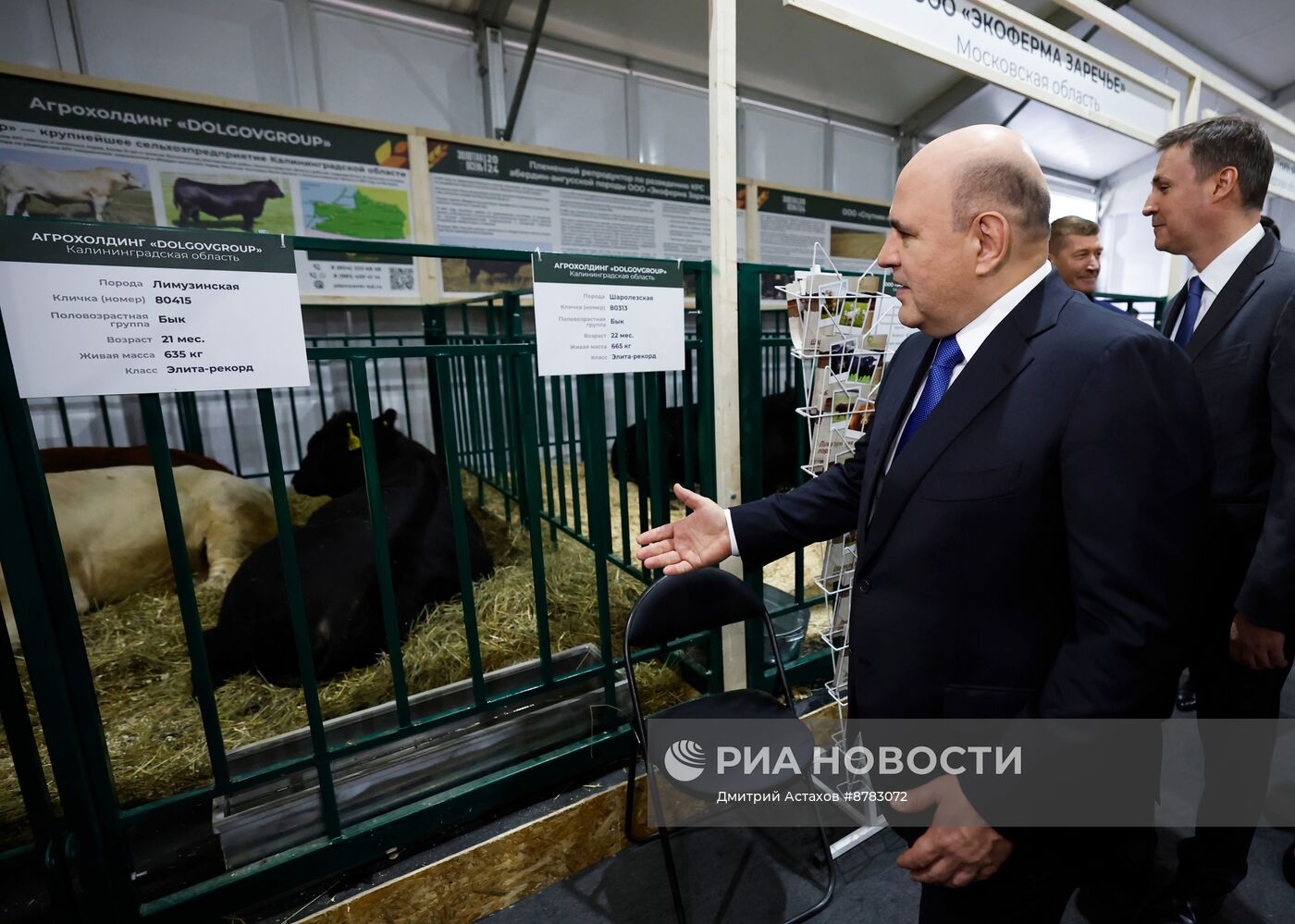 Премьер-министр Михаил Мишустин посетил выставку "Золотая осень"