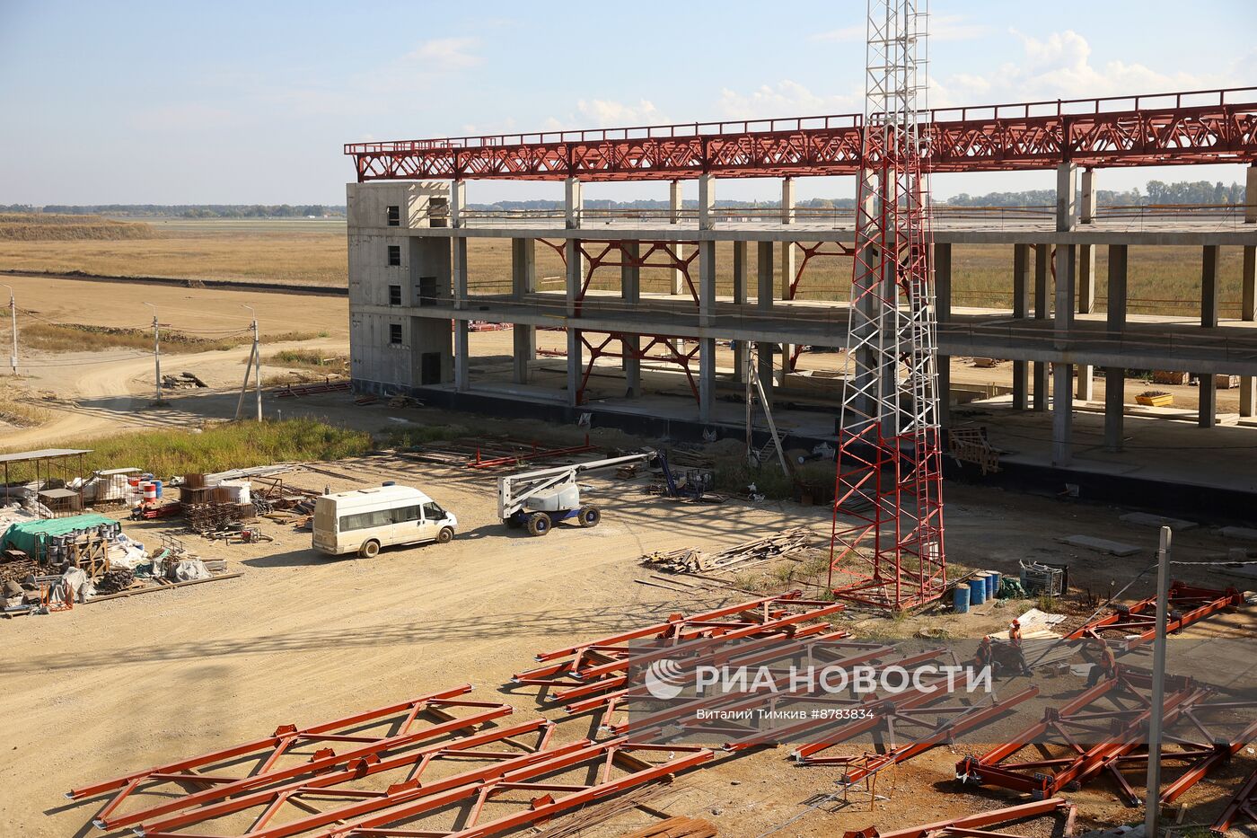 Строительство аэровокзального комплекса международного аэропорта Краснодар