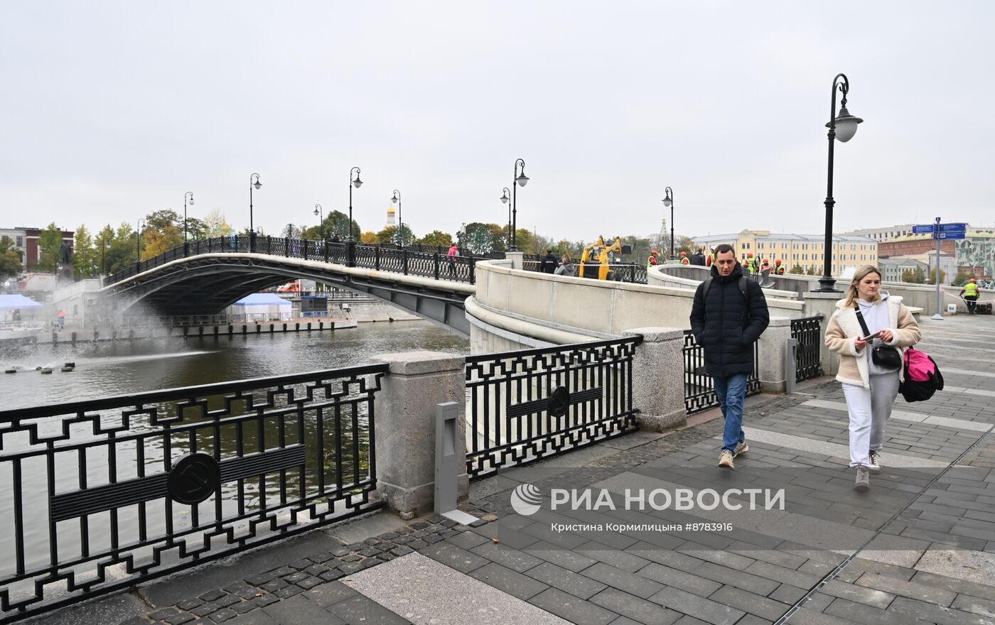 Кадашевская набережная после реконструкции