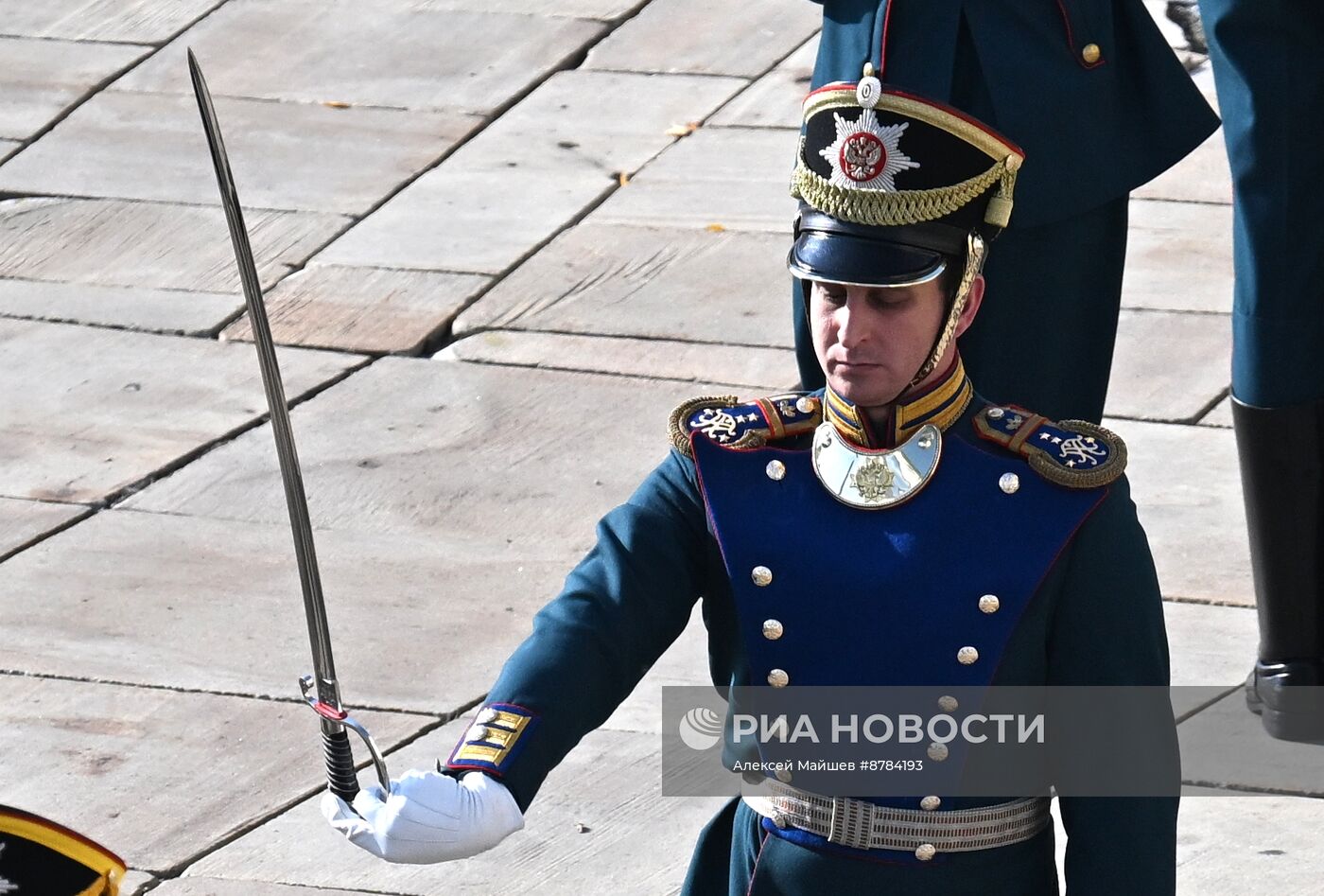 Развод пеших и конных караулов Президентского полка ФСО России