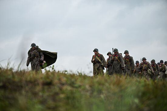 Военно-историческая реконструкция "На Можайском направлении" в музее-заповеднике "Бородинское поле"