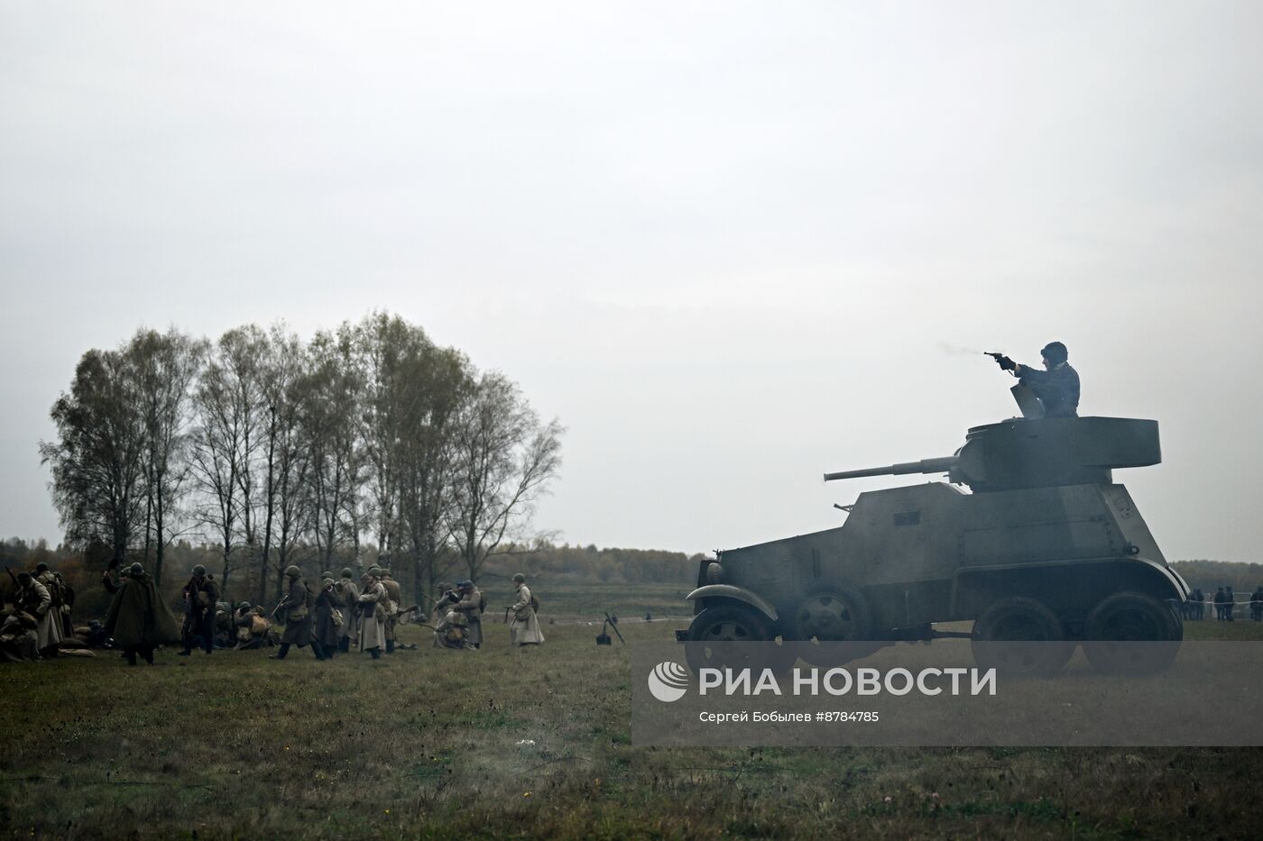 Военно-историческая реконструкция "На Можайском направлении" в музее-заповеднике "Бородинское поле"