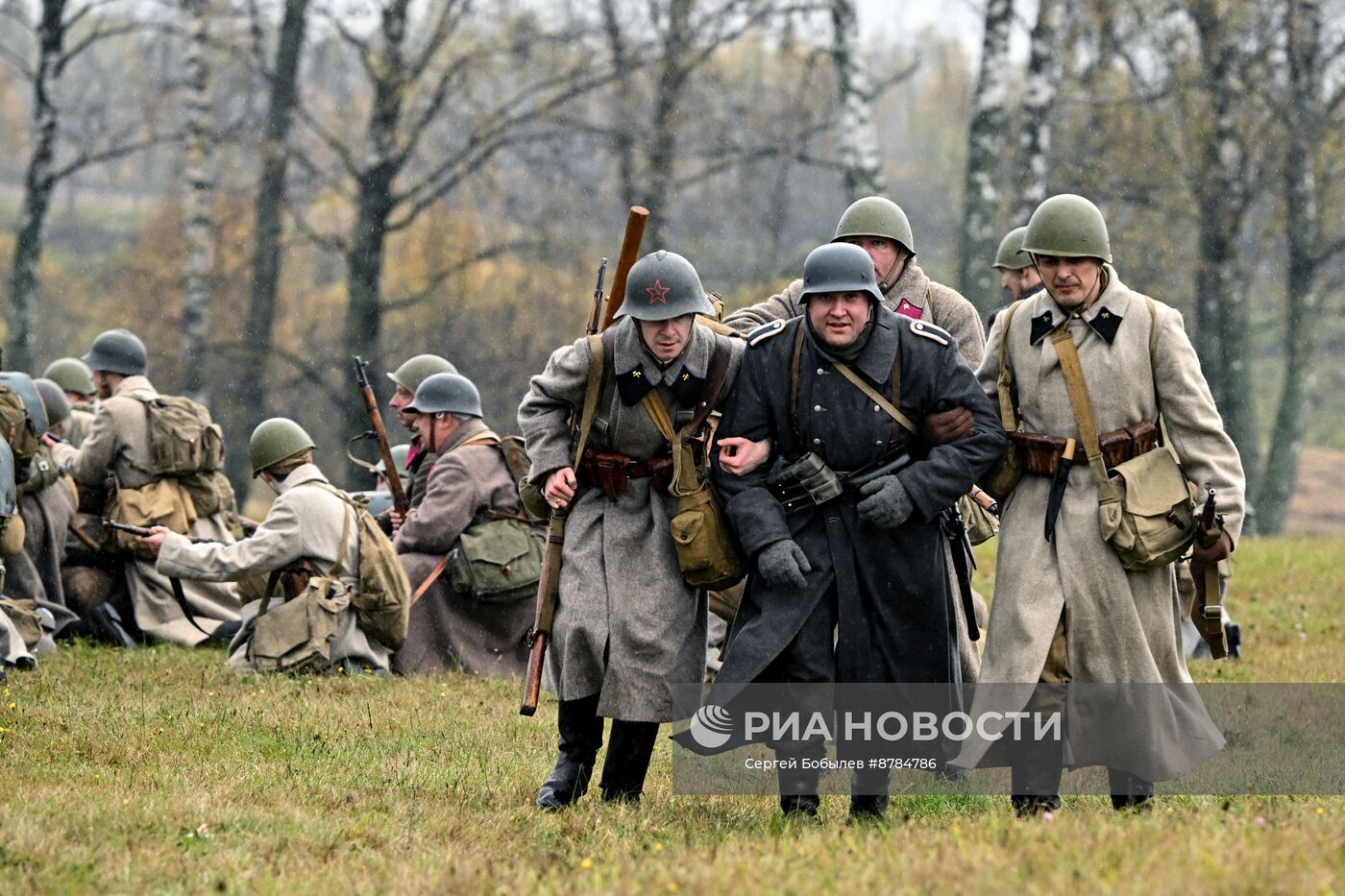 Военно-историческая реконструкция "На Можайском направлении" в музее-заповеднике "Бородинское поле"