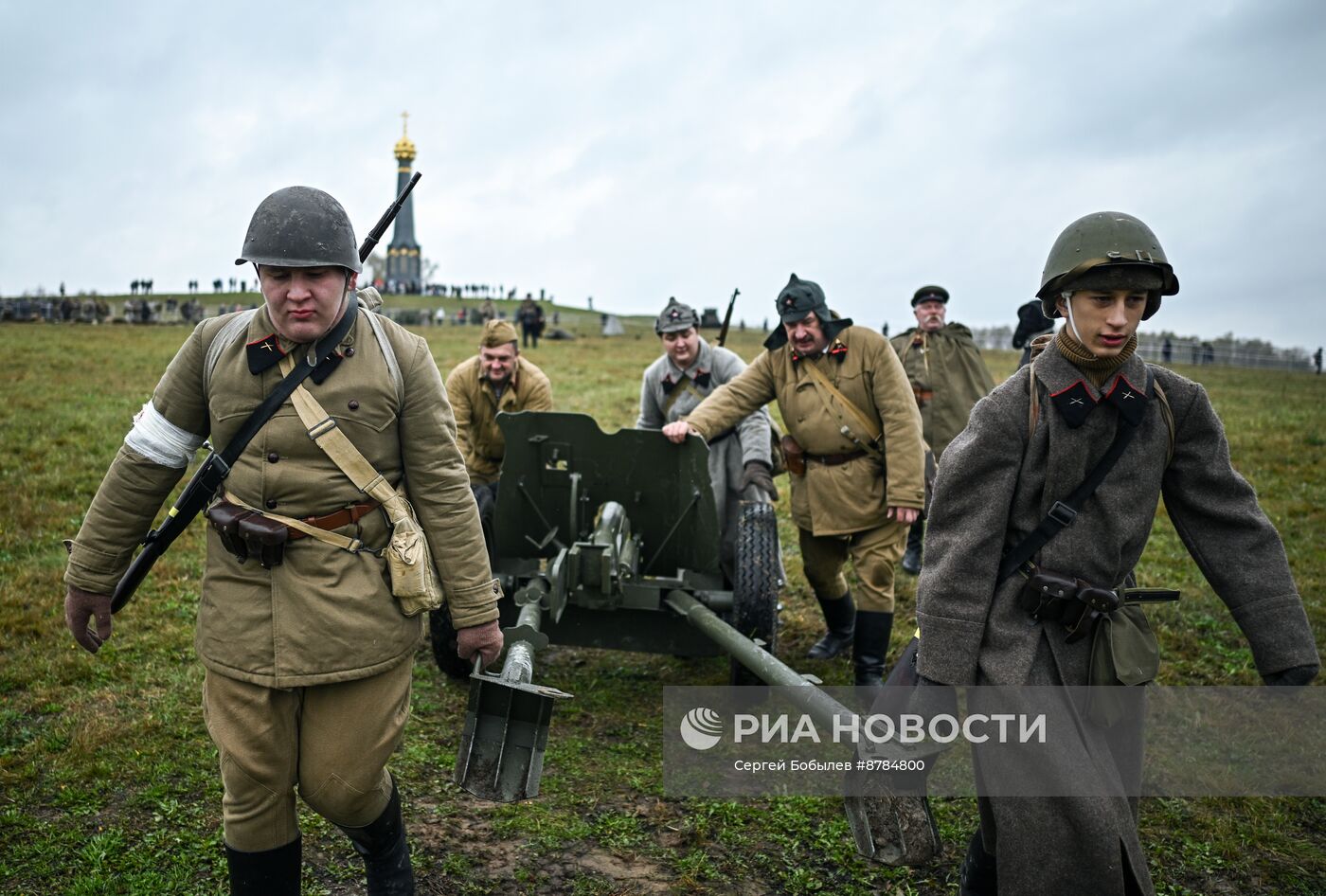 Военно-историческая реконструкция "На Можайском направлении" в музее-заповеднике "Бородинское поле"