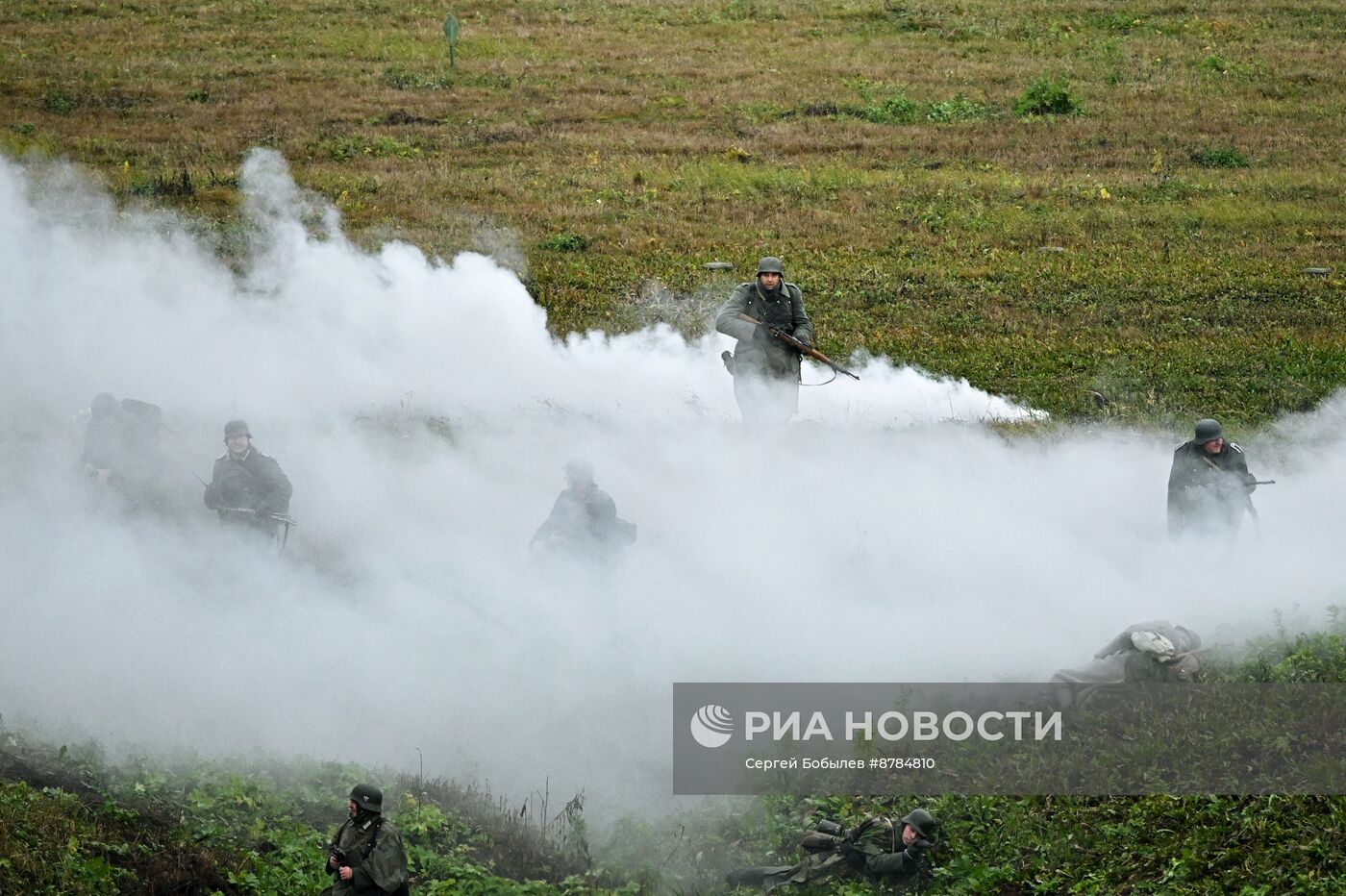 Военно-историческая реконструкция "На Можайском направлении" в музее-заповеднике "Бородинское поле"