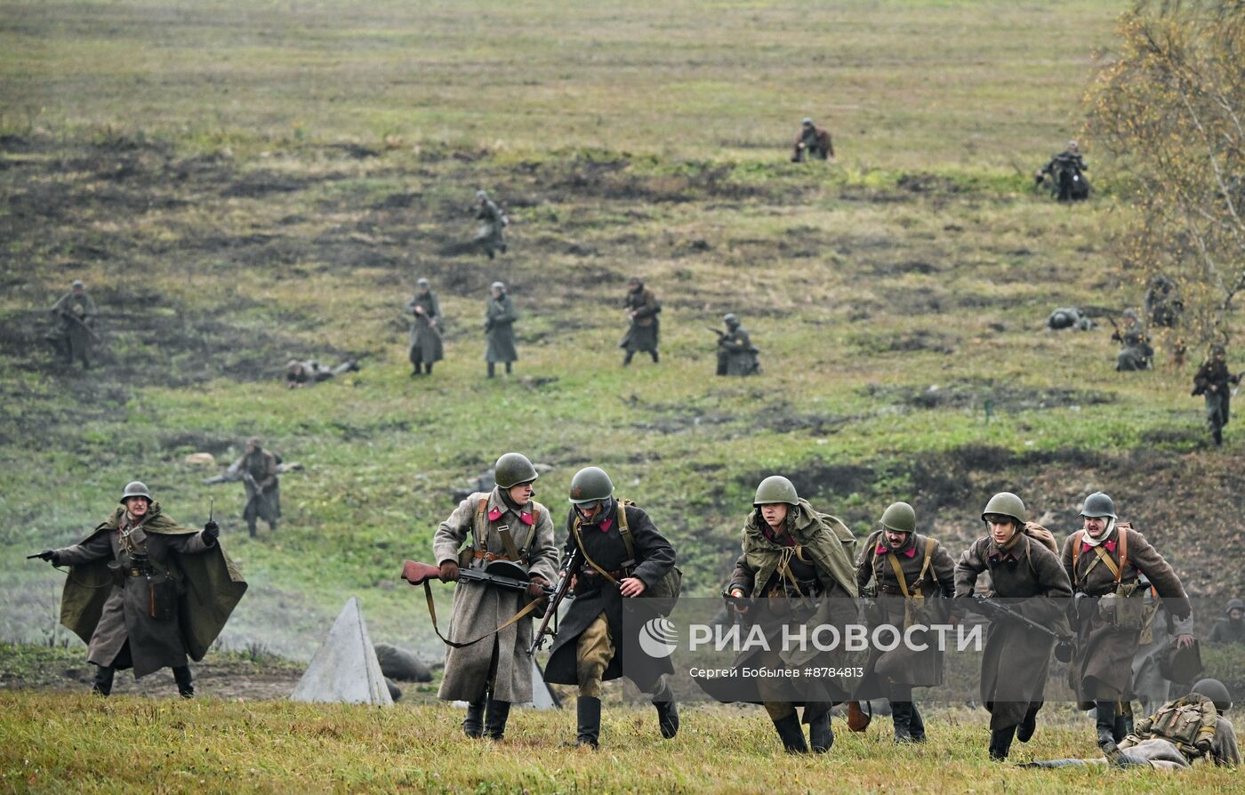 Военно-историческая реконструкция "На Можайском направлении" в музее-заповеднике "Бородинское поле"