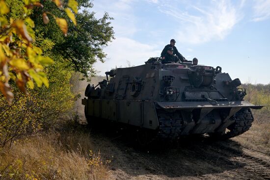 Трофейная американская техника, восстановленная военнослужащими ЦВО