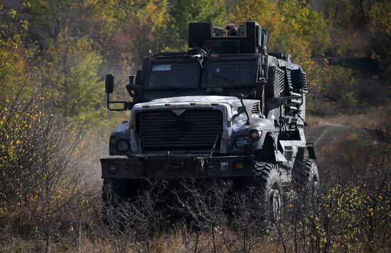 Трофейная американская техника, восстановленная военнослужащими ЦВО