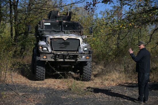 Трофейная американская техника, восстановленная военнослужащими ЦВО