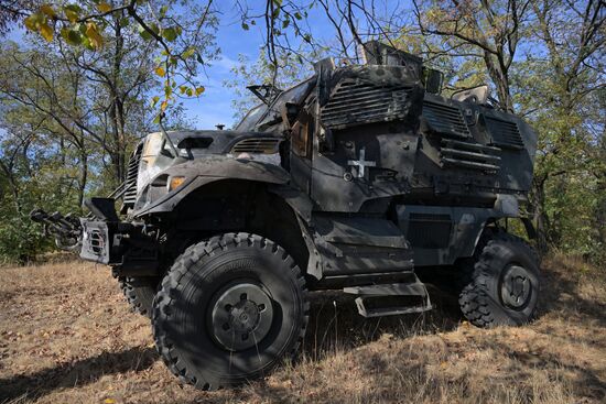 Трофейная американская техника, восстановленная военнослужащими ЦВО