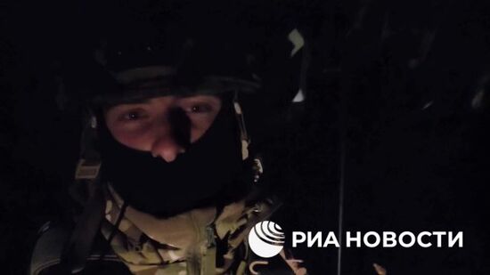 Экипаж тяжелой огнеметной системы ТОС-2 группировки "Север" уничтожил пехоту ВСУ в Курской области