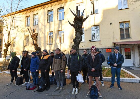 Осенний призыв в Чите 