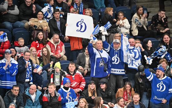 Хоккей. КХЛ. Матч "Динамо М" - "Спартак"