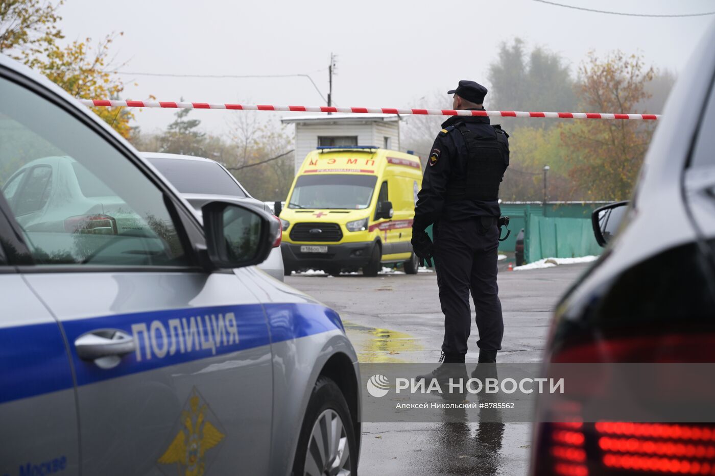 На юго-западе Москвы взорвали автомобиль