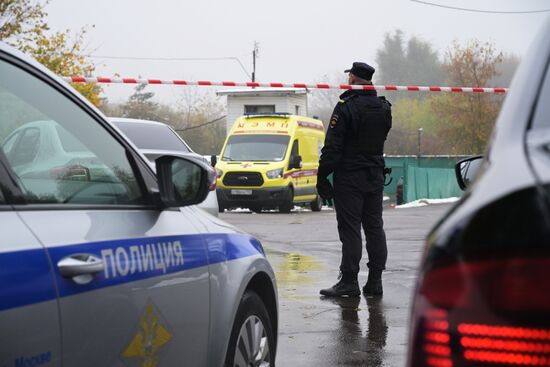 На юго-западе Москвы взорвали автомобиль