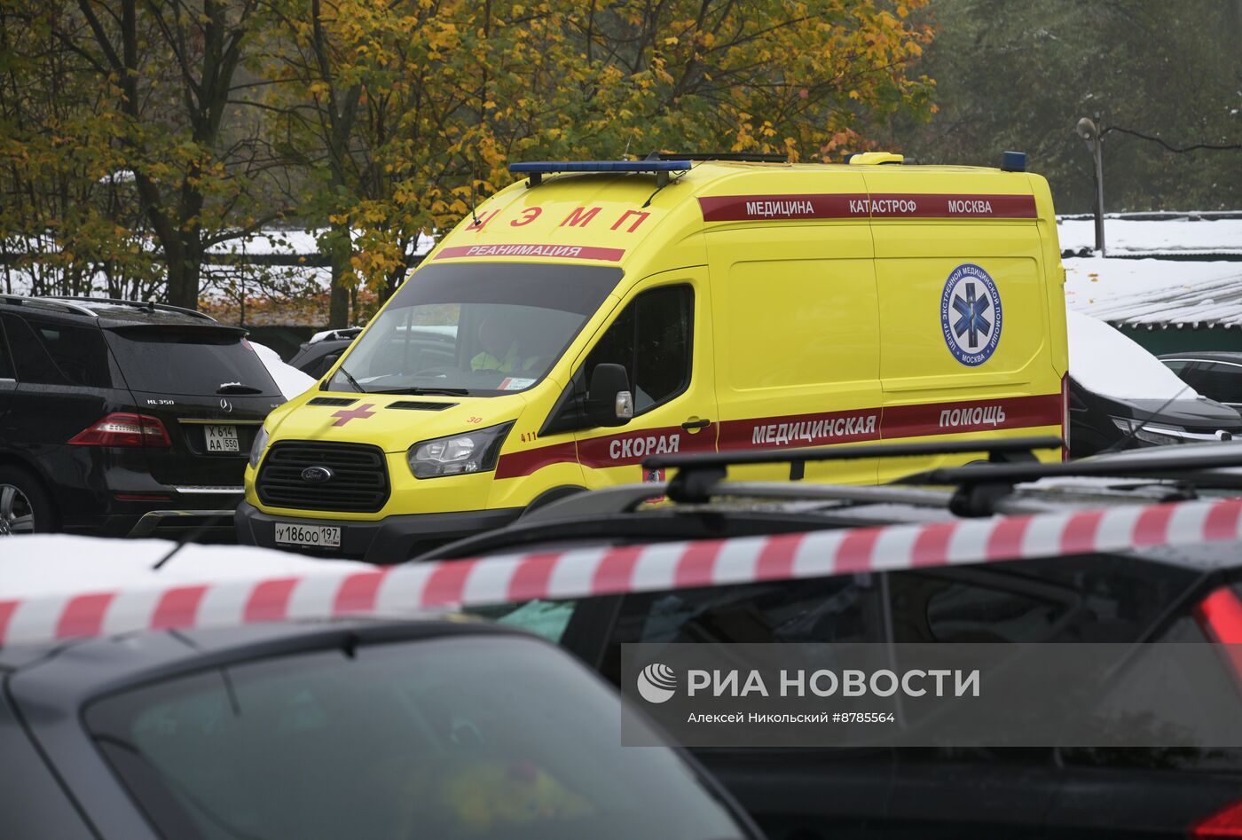 На юго-западе Москвы взорвали автомобиль