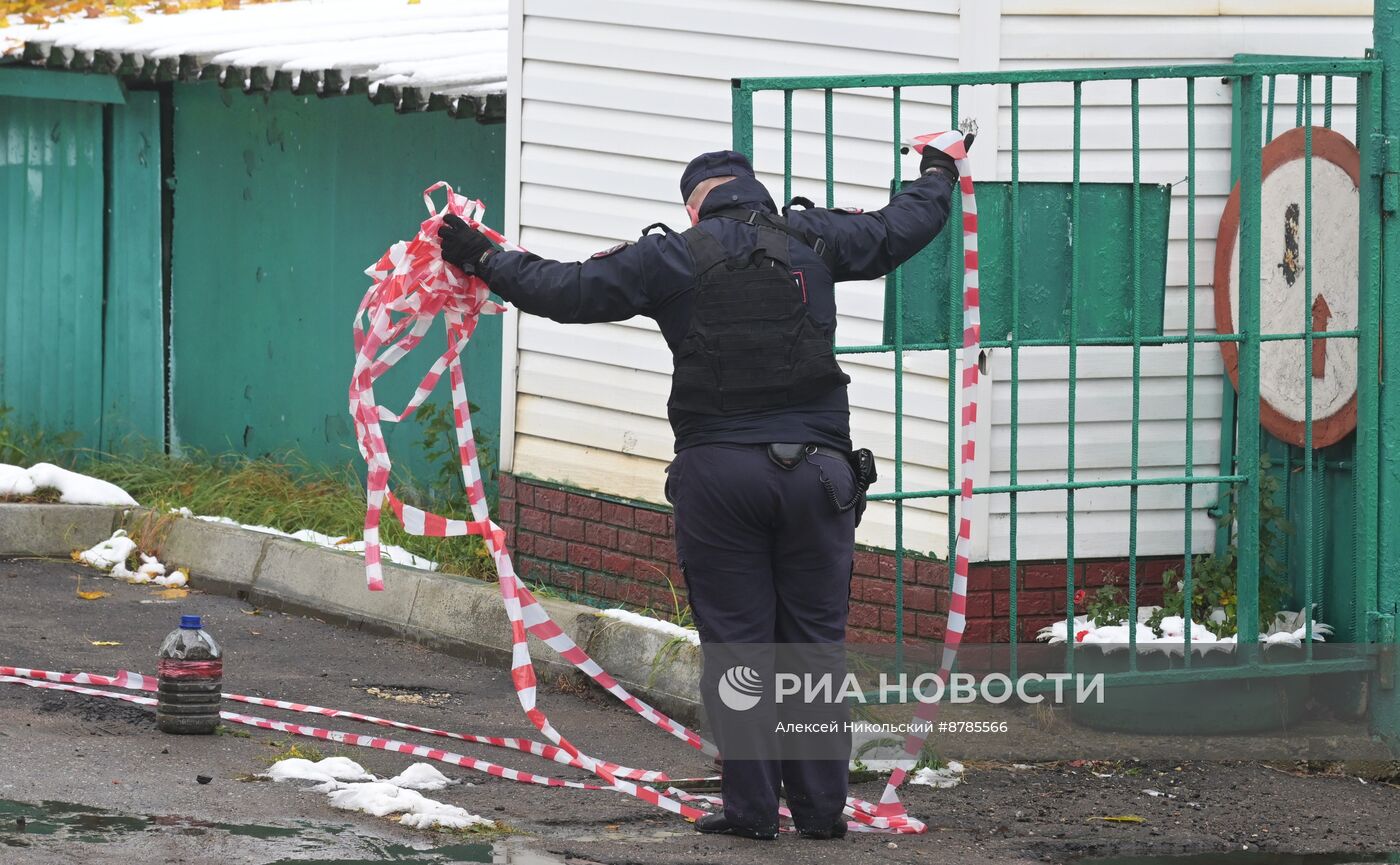 На юго-западе Москвы взорвали автомобиль