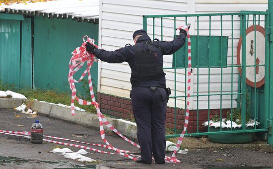 На юго-западе Москвы взорвали автомобиль