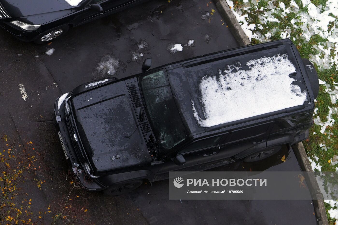 На юго-западе Москвы взорвали автомобиль