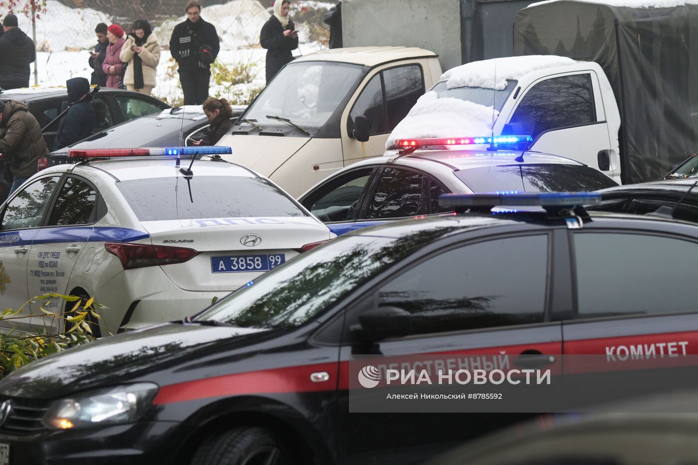 На юго-западе Москвы взорвали автомобиль