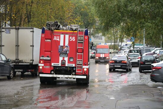 На юго-западе Москвы взорвали автомобиль