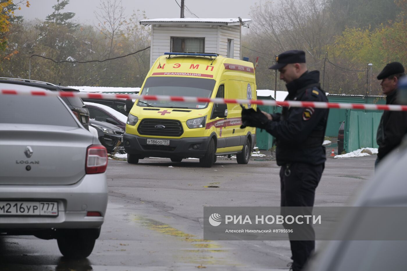 На юго-западе Москвы взорвали автомобиль