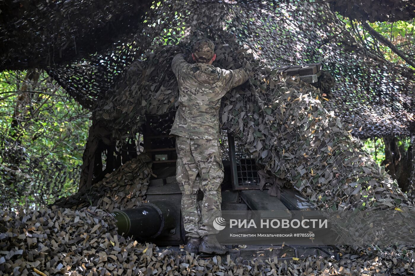 Танкисты ВС РФ на Запорожском направлении