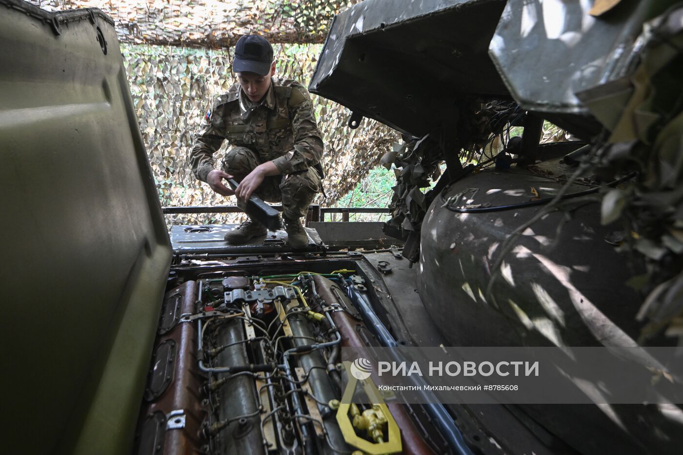 Танкисты ВС РФ на Запорожском направлении