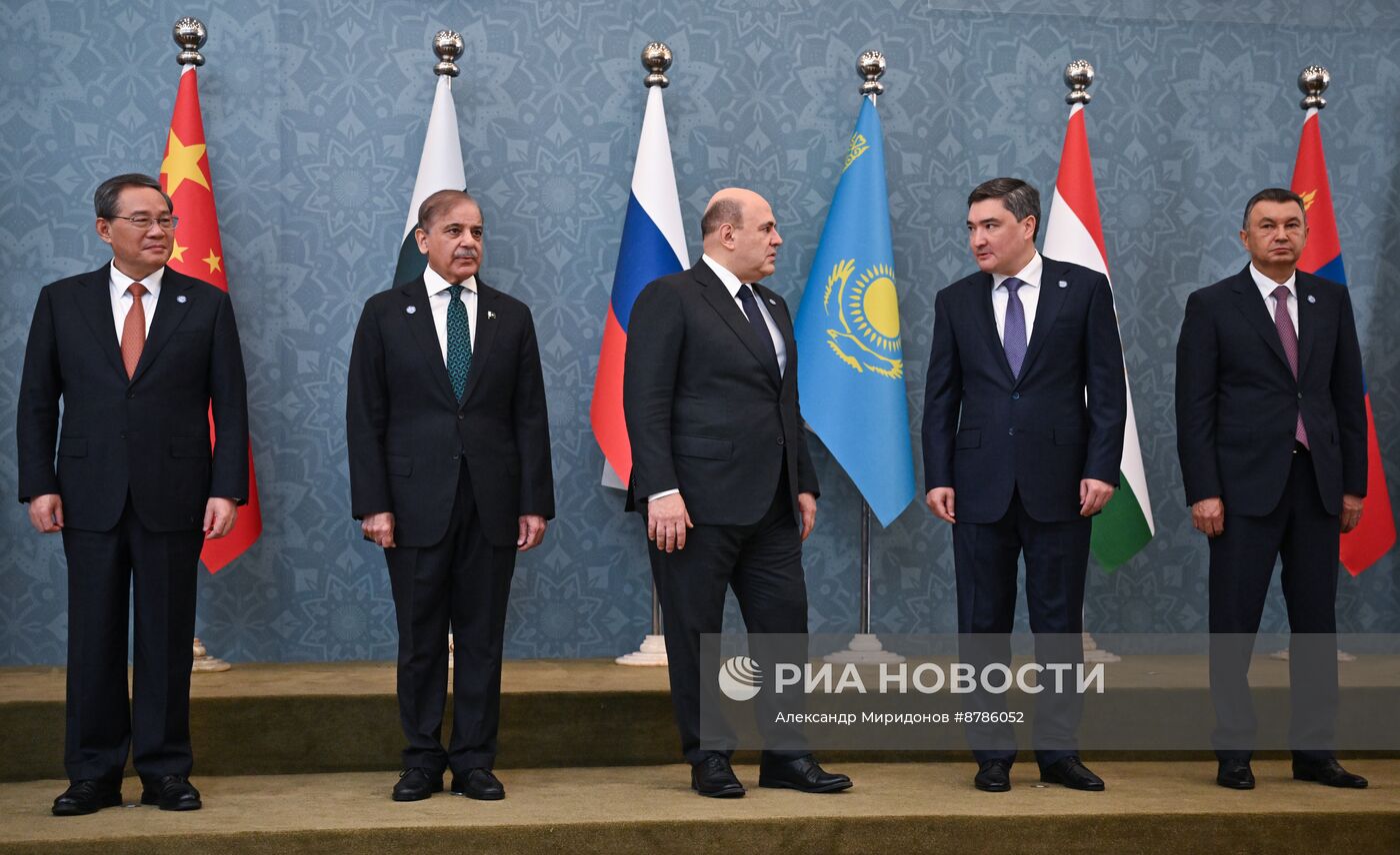 Премьер-министр Михаил Мишустин принял участие в заседании совета глав правительств ШОС