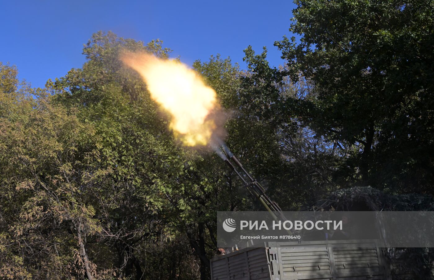 Боевая подготовка расчета зенитной установки ЗУ-23-2 ЦВО в зоне СВО