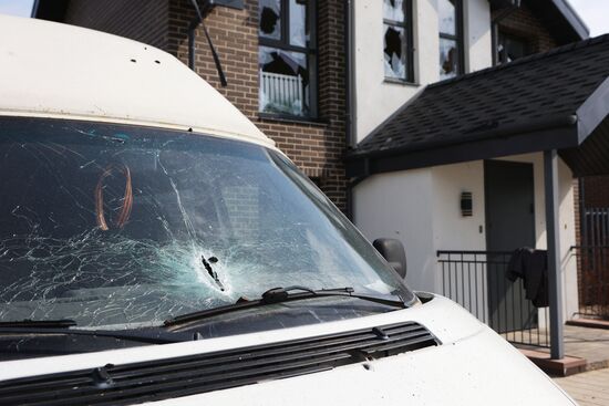 Последствия обстрела в Белгороде | РИА Новости Медиабанк