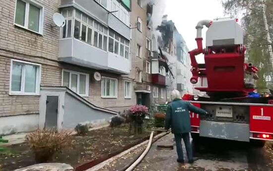 Взрыв газа в жилом доме в Тамбовской области