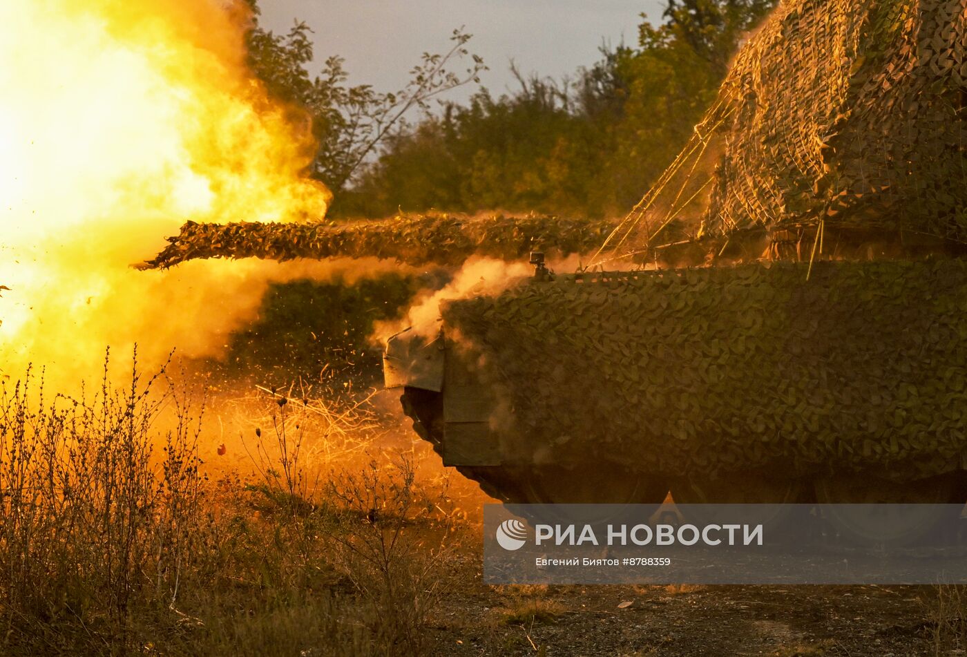 Боевая работа танкистов ЦВО на Покровском направлении