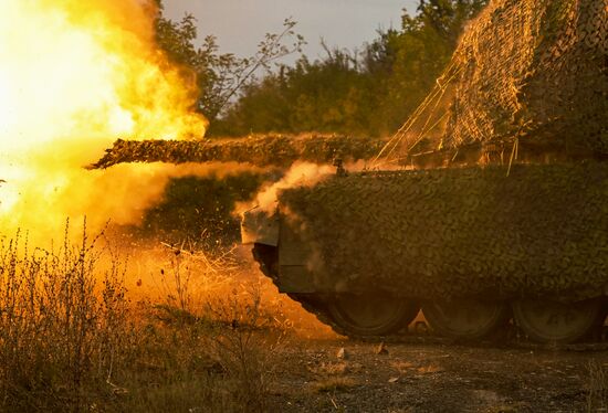 Боевая работа танкистов ЦВО на Покровском направлении