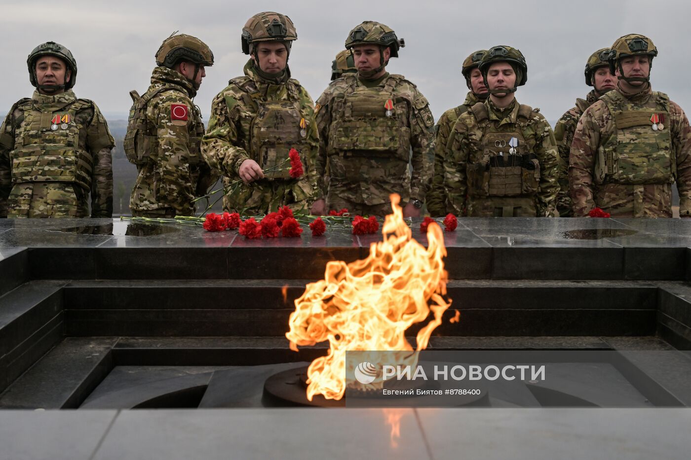 Награждение военнослужащих группировки "Центр" в день военного связиста