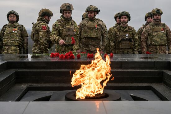 Награждение военнослужащих группировки "Центр" в день военного связиста