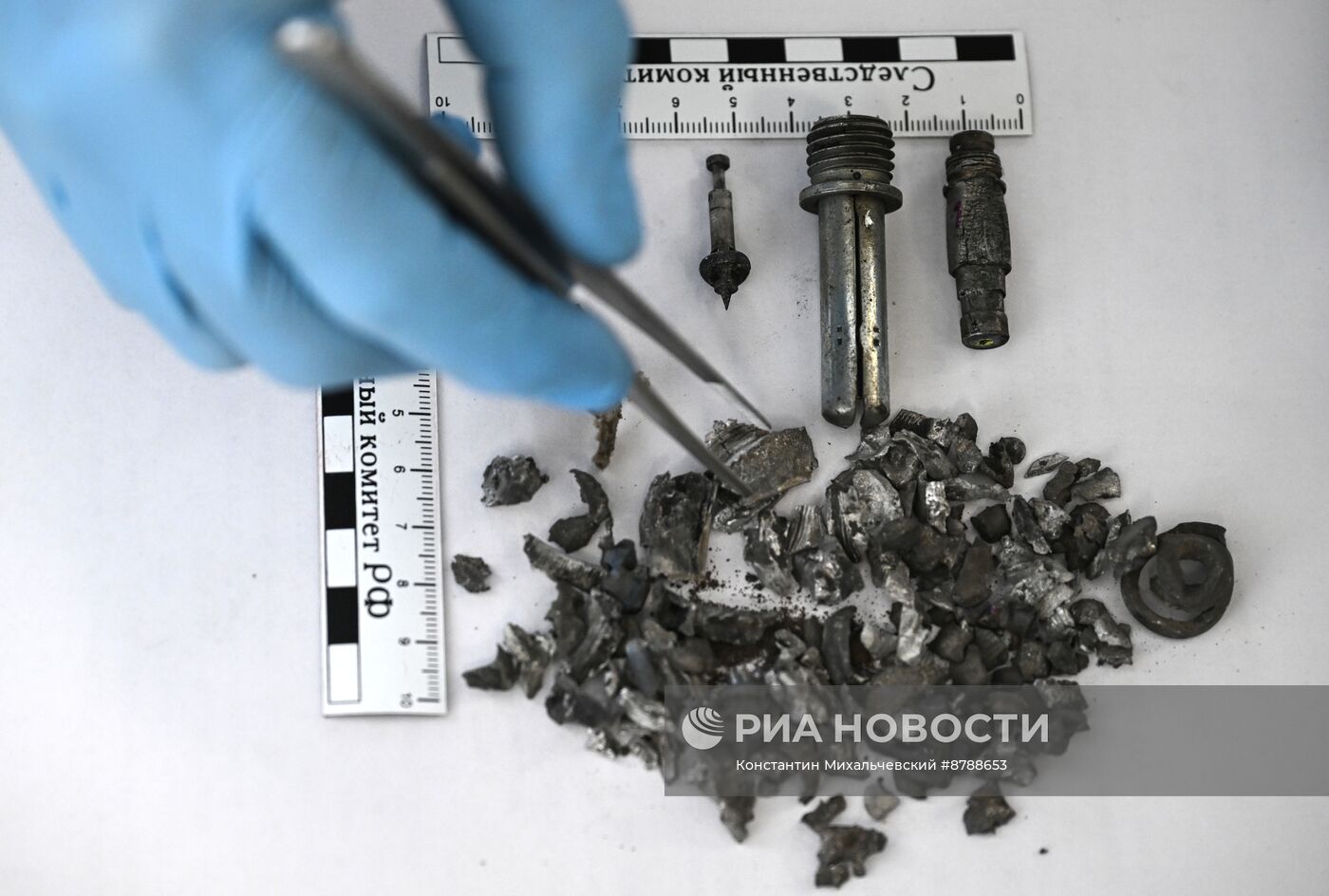 Работа экспертов-криминалистов СУ СК в Запорожской области