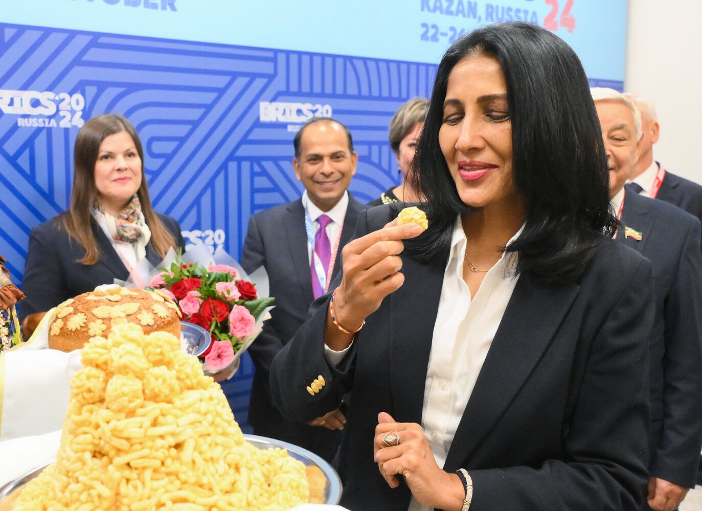 XVI саммит БРИКС. Прилет первого заместителя министра иностранных дел Шри-Ланки Аруни Виджевардане