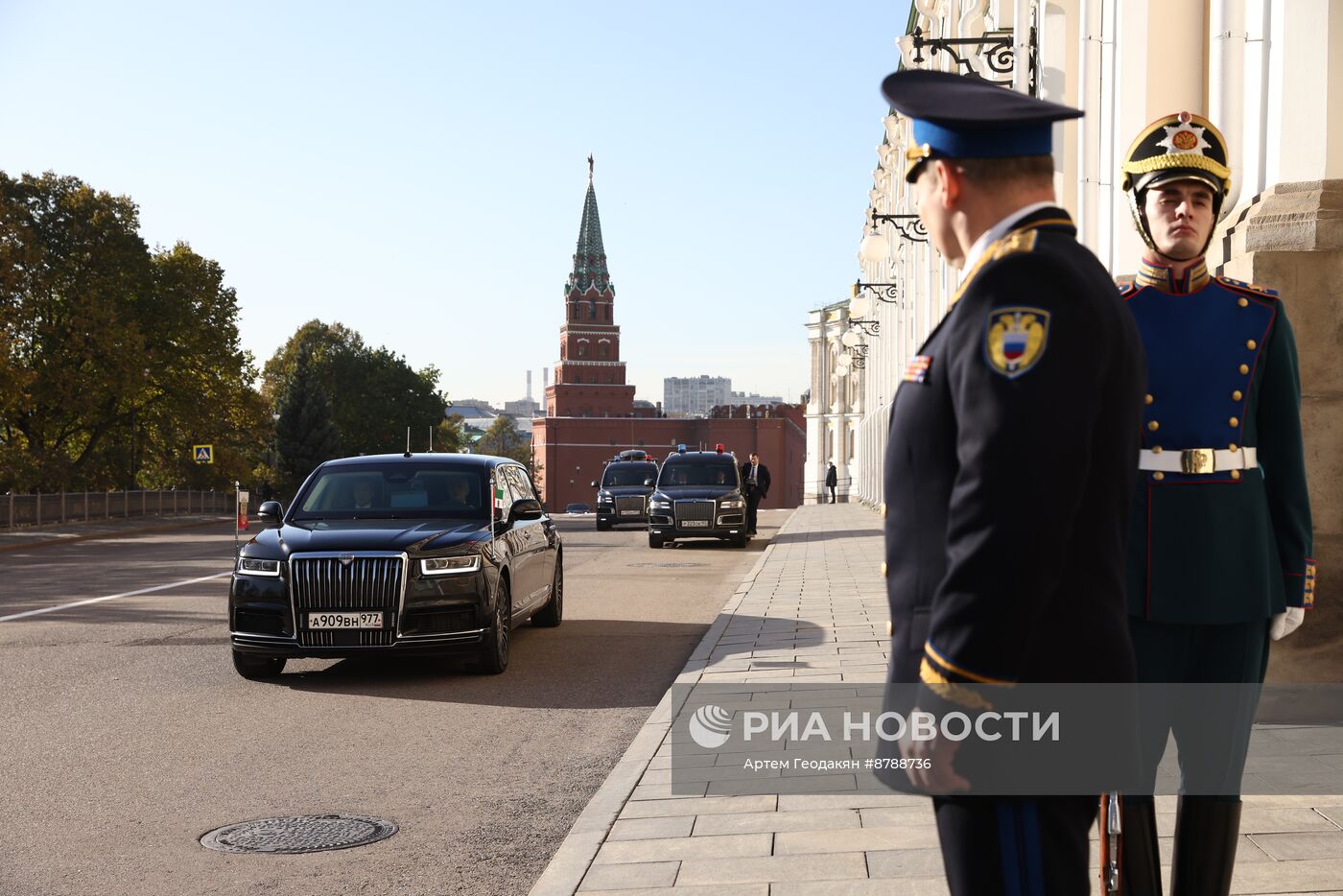 Официальная встреча президента Владимира Путина и президента ОАЭ Мухаммеда Бен Заид Аль Нахайяна