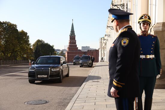 Официальная встреча президента Владимира Путина и президента ОАЭ Мухаммеда Бен Заид Аль Нахайяна