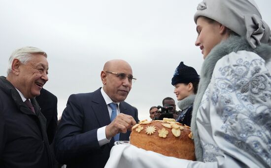 XVI саммит БРИКС. Прилет президента Мавритании Мухаммеда ульд аш-Шейх аль-Газуани